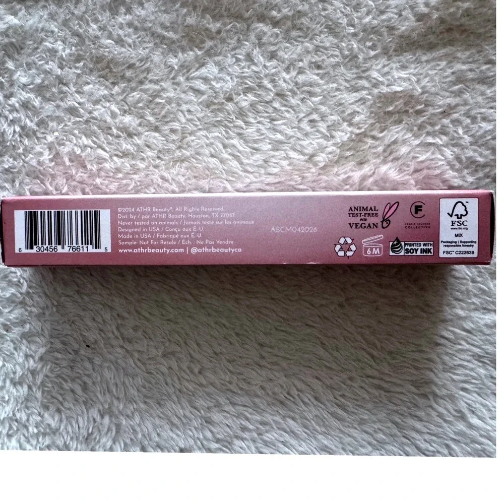 ATHR Beauty The Comeback Mascara Black Volumizing Vegan Clean Beauty 8ml NWT
